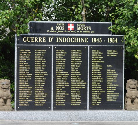 liste des morts guerre indochine